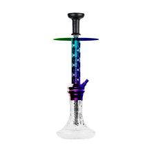 Load image into Gallery viewer, COCOYAYA Jade Series Valeriya Zeta Hookah Rainbow (Design 4 Transparent Base)(With Bag)