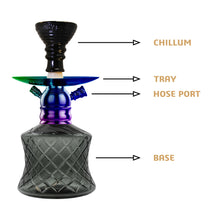 Load image into Gallery viewer, COCOYAYA X Series Hookah X14 Rainbow (Dark Grey Base)