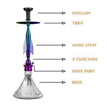 Load image into Gallery viewer, COCOYAYA Angel Series Titan Hookah Rainbow(with bag)