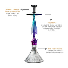Load image into Gallery viewer, COCOYAYA Angel Series Titan Hookah Rainbow(with bag)