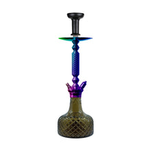 Load image into Gallery viewer, COCOYAYA Prince Series Big Valencia Hookah Rainbow (Dark Grey Base)(With Bag)