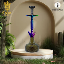 Load image into Gallery viewer, COCOYAYA Prince Series Big Valencia Hookah Rainbow (Dark Grey Base)(With Bag)
