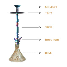 Load image into Gallery viewer, COCOYAYA King Series Carlos Hookah Rainbow(with bag)