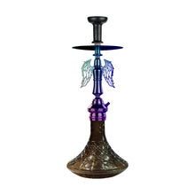 Load image into Gallery viewer, COCOYAY Angel Series Shadow Hookah Rainbow (Grey Base)(with bag)