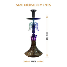 Load image into Gallery viewer, COCOYAY Angel Series Shadow Hookah Rainbow (Grey Base)(with bag)