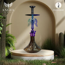 Load image into Gallery viewer, COCOYAY Angel Series Shadow Hookah Rainbow (Grey Base)(with bag)