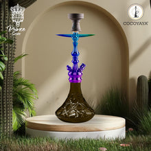 Load image into Gallery viewer, COCOYAYA Prince Series Simba Hookah Rainbow ( Dark Grey Base )(With Bag)