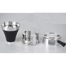 Load image into Gallery viewer, COCOCYAYA Heat Management Device Chillum with HMD Set Black Silver