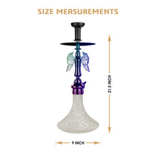 Load image into Gallery viewer, COCOYAY Angel Series Shadow Hookah Rainbow (Transparent Base)(with bag)