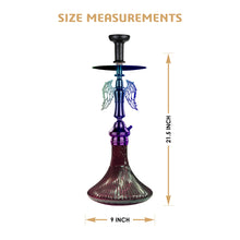 Load image into Gallery viewer, COCOYAY Angel Series Shadow Hookah Rainbow (Purple Base)(with bag)