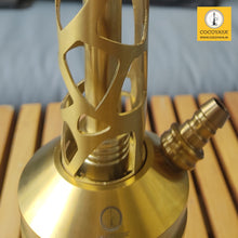 Load image into Gallery viewer, COCOYAYA Jade Series Valeriya Sigma Hookah Golden ( Design 5 Orange Base )(with bag)