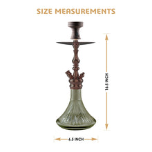 Load image into Gallery viewer, COCOYAYA Prince Series Simba Hookah Rose Golden ( Base Grey )(with bag)