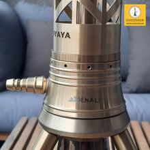 Load image into Gallery viewer, COCOYAYA Snowtini Series Denali Hookah Golden with Bag (Dark Grey Base) With Bag