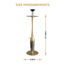 Load image into Gallery viewer, COCOYAYA Coco Slims Series Sterling Marble Hookah Green Golden(with bag)