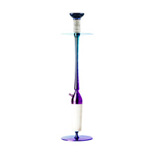 Load image into Gallery viewer, COCOYAYA Coco Slims Series Sterling Marble Hookah White Rainbow(with bag)