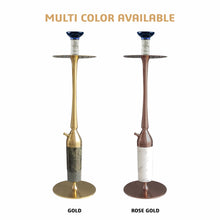 Load image into Gallery viewer, COCOYAYA Coco Slims Series Sterling Marble Hookah White Rose Golden(with bag)