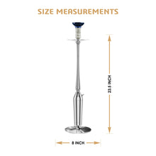 Load image into Gallery viewer, Coco Slims SEries Sterling Hookah 30 Inch Silver(with bag)