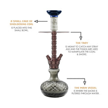 Load image into Gallery viewer, COCOYAYA Conquer Series Suzie Hookah Rose Golden(with bag)