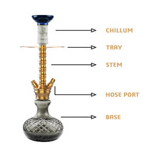 Load image into Gallery viewer, COCOYAYA Conquer Series Suzie Hookah Golden(with bag)