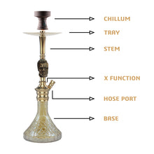 Load image into Gallery viewer, COCOYAYA Bohemian Series Terminator Hookah Champagne( With Bag)