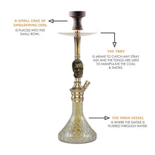Load image into Gallery viewer, COCOYAYA Bohemian Series Terminator Hookah Champagne( With Bag)