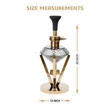 Load image into Gallery viewer, The Kohinoor Hookah Series 24 Inch Golden