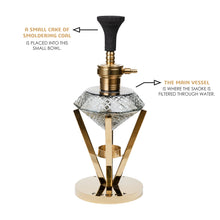 Load image into Gallery viewer, The Kohinoor Hookah Series 24 Inch Golden