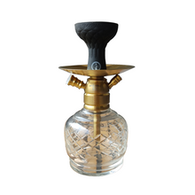 Load image into Gallery viewer, COCOYAYA X Series Hookah X15 Golden (Transparent Base)