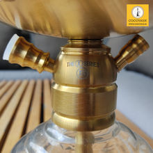 Load image into Gallery viewer, COCOYAYA X Series Hookah X15 Golden (Transparent Base)