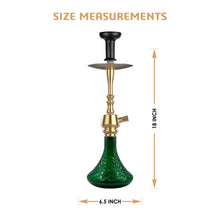 Load image into Gallery viewer, COCOYAYA Jade Series Hookah Tokyo Golden (Grren Base )(with bag)