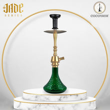 Load image into Gallery viewer, COCOYAYA Jade Series Hookah Tokyo Golden (Grren Base )(with bag)