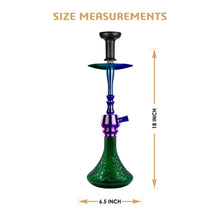 Load image into Gallery viewer, COCOYAYA Jade Series Hookah Tokyo Rainbow (Grren Base )(with bag)