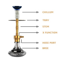 Load image into Gallery viewer, COCOYAYA Conquer Series Toro Hookah Golden(with bag)
