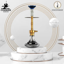 Load image into Gallery viewer, COCOYAYA Conquer Series Toro Hookah Golden(with bag)