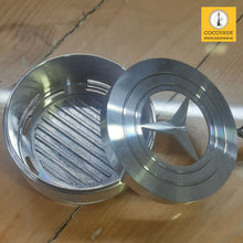 Load image into Gallery viewer, COCOYAYA HMD Tri star Hookah Heat Management Device Silver