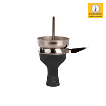 Load image into Gallery viewer, COCOCYAYA Universal Gripper Drama HMD for Hookah - Aluminum Device for Chillum Silver Black
