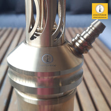 Load image into Gallery viewer, COCOYAYA Jade Series Valeria Hookah Golden ( Design 9 Transparent Base ) With Bag