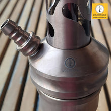 Load image into Gallery viewer, COCOYAYA Jade Series Valeriya Hookah Rose Golden (Design 6 Transparent Base) with Bag