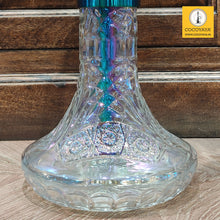 Load image into Gallery viewer, COCOYAYA Jade Series Valeria Hookah Rainbow (Design 3 Transparent Base) with Bag