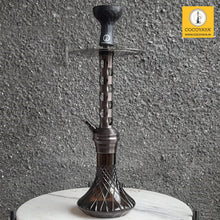Load image into Gallery viewer, COCOYAYA Jade Series Valeria Hookah Coffee ( Design 4 Dark Grey Base ) With Bag