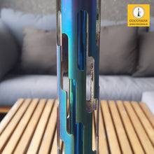 Load image into Gallery viewer, COCOYAYA Jade Series Valeria Hookah Rainbow (Design 3 Dark Green Base) With Bag