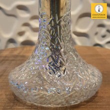 Load image into Gallery viewer, COCOYAYA Jade Series Valeria Hookah Rainbow ( Design 9 Transparent Base ) With Bag