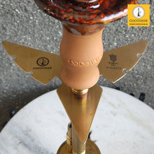 Load image into Gallery viewer, COCOYAYA Prince Series Vasco With Bag Hookah Golden ( Orange Base )