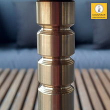 Load image into Gallery viewer, COCOYAYA VIP Takeover Series Bobby Hookah Golden ( Black Base ) With Bag