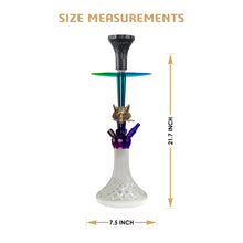 Load image into Gallery viewer, COCOYAYA Moksha Series Wolfy Hookah Rainbow (Transparent Base)(with bag)