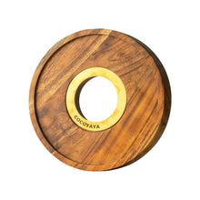 Load image into Gallery viewer, COCOYAYA Hookah Wooden Base Stand with LED Light - Small