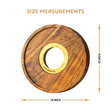 Load image into Gallery viewer, COCOYAYA Hookah Wooden Base Stand with LED Light - Small