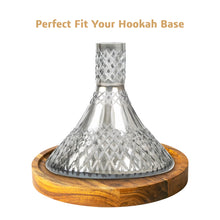 Load image into Gallery viewer, COCOYAYA Hookah Wooden Base Stand with LED Light - Small