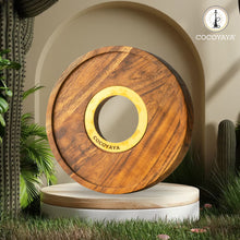 Load image into Gallery viewer, COCOYAYA Hookah Wooden Base Stand with LED Light - Small