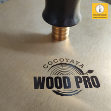 Load image into Gallery viewer, COCOYAYA Wood Pro Series Hookah Golden Wine Red Stem(with bag)